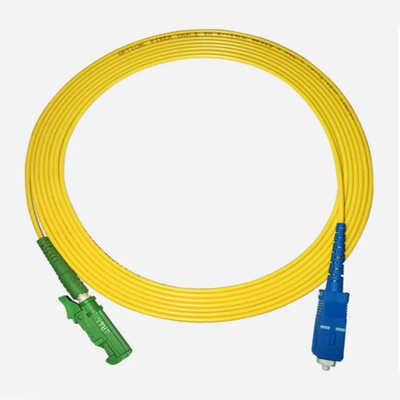 3mm dəyirmi kabel E2000 / APC- SC / UPC patch kordları