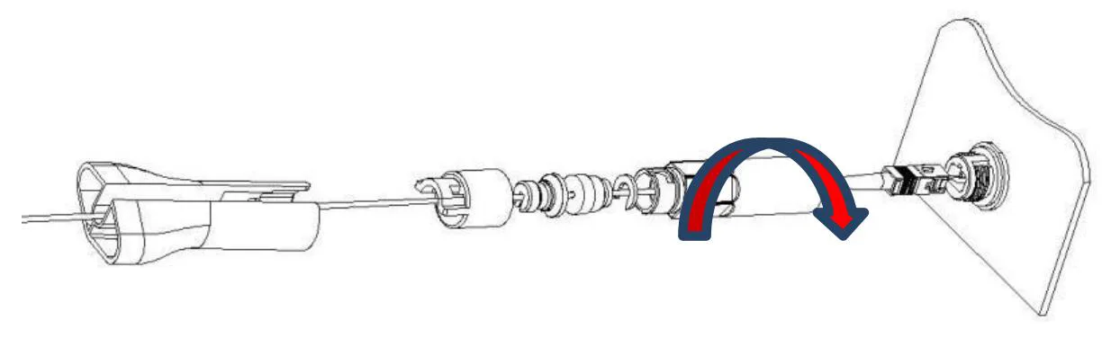 Pre-connectorized Fiber Optic Cable Distribution Box GFS-004-002C
