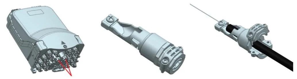 Pre-connectorized Fiber Optic Cable Distribution Box GFS-16SX