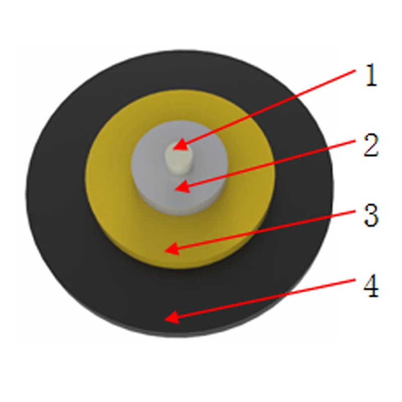 Dəyirmi fiber optik damla kabel